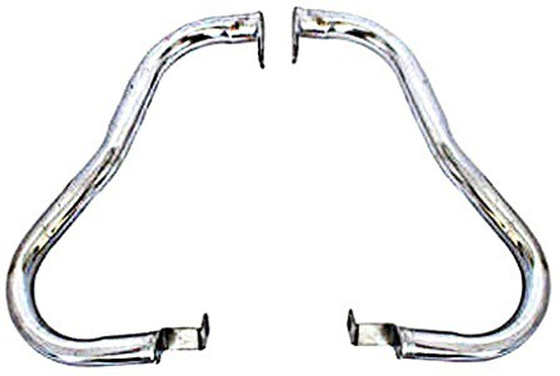 visionrabbit Online Traders Silver metal Bike Rear Leg Guard Bike Crash Guard(Royal Enfield)