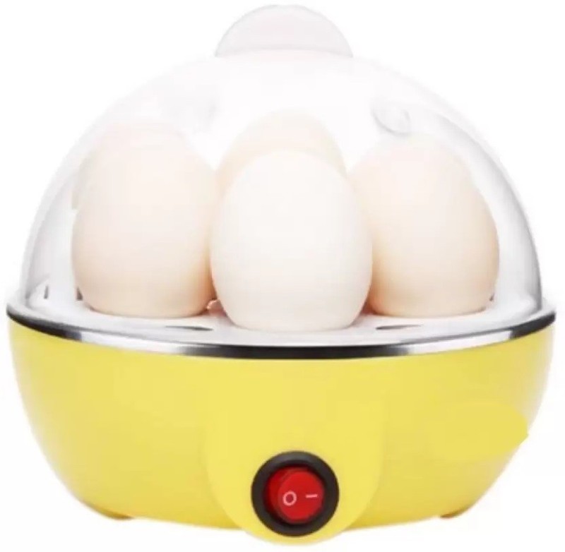 KumarRetail Electric Boiler Steamer Poacher EP02 Egg Cooker(Yellow, 7 Eggs)