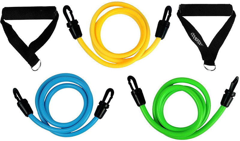 COCKATOO Leaning & Toning Set of Resistance Tube(Multicolor) COCKATOO Leaning & Toning Set of Resistance Tube(Multicolor)