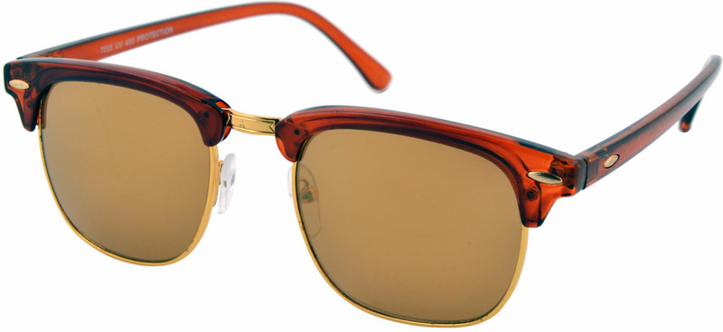FFE Clubmaster Sunglasses(Golden)