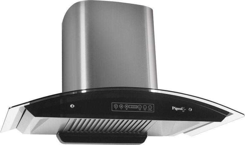 Pigeon Serene Plus 90 Wall and Ceiling Mounted Chimney(Silver 750 CMH)