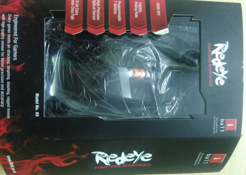 iBall Redeye A9 Wired Laser Gaming Mouse(USB, Black)