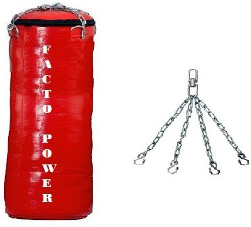 FACTO POWER 2.0 FEET LONG , SRF - STANDARD MATERIAL , UNFILLED WITH CHAIN Hanging Bag(2, 1 kg)