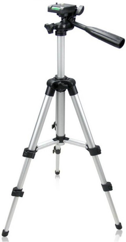 Like Star LS-3110 Professional Tripod(Silver, Black, Supports Up to 1500 g)