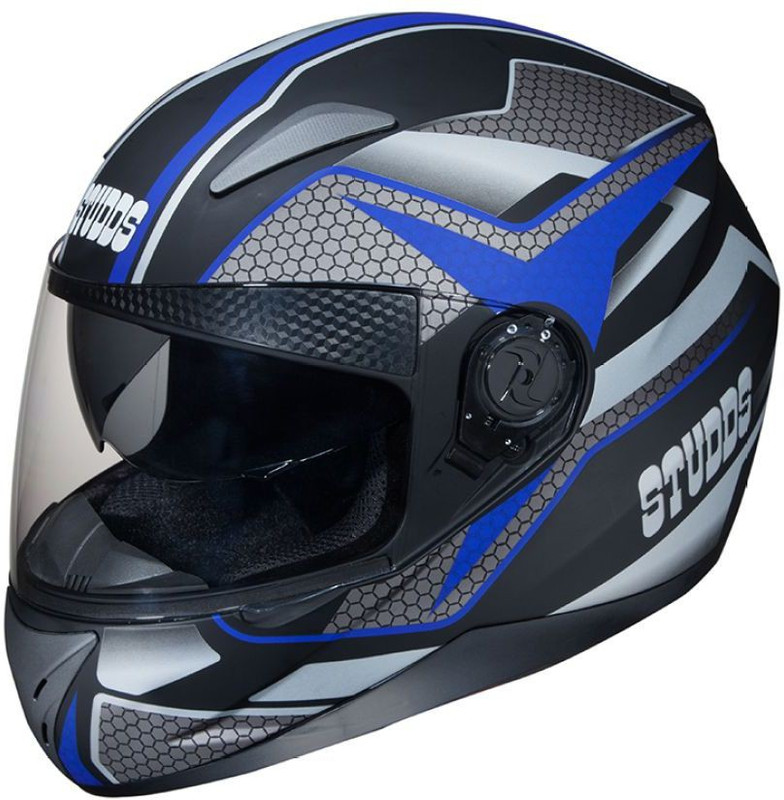 Studds FULL FACE Motorbike Helmet(MATTE BLACK)