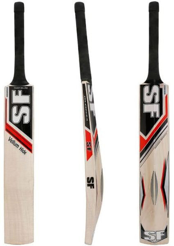 SF SF Vellum Hide KW Kashmir Willow Cricket Bat(1300)