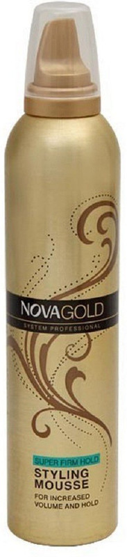 Nova Gold Hair Super Firm Hold Styling Mousse Mousse(300 ml)