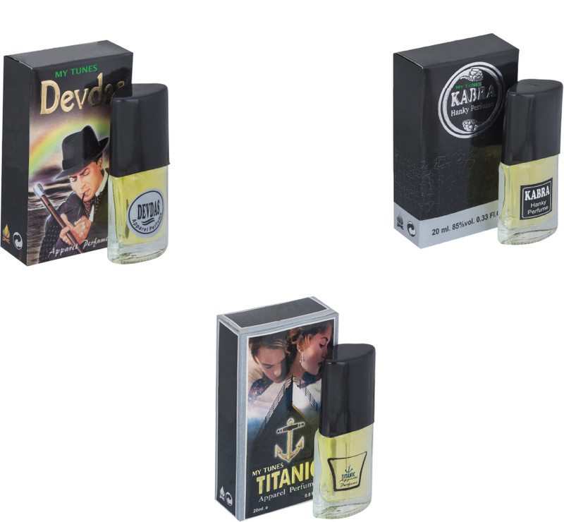 My Tunes Combo Devdas-Kabra Black-Titanic Eau de Toilette - 60 ml(For Men & Women)