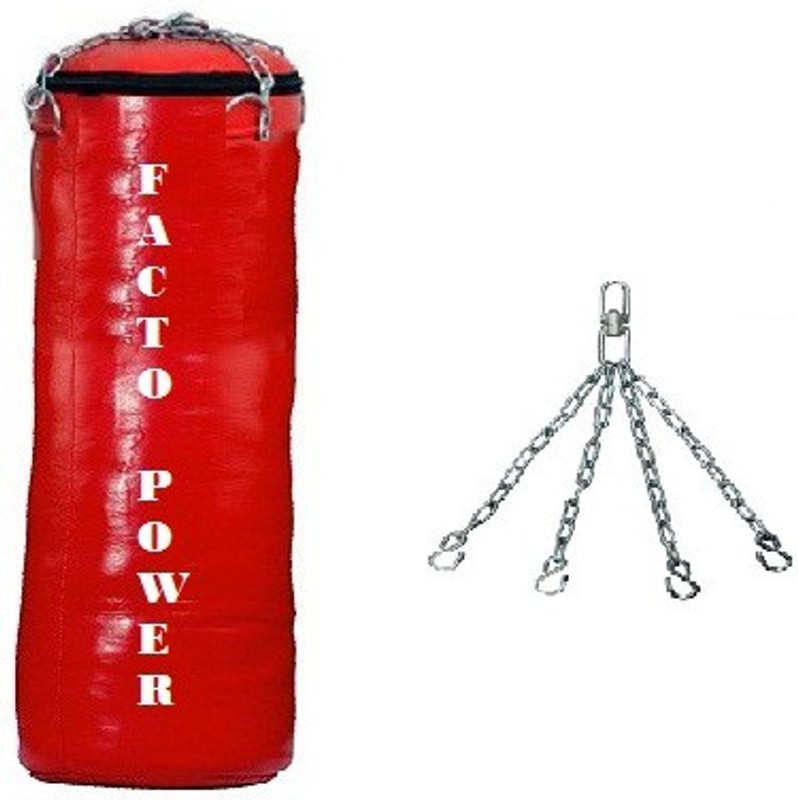 FACTO POWER 3.5 FEET LONG , SRF - STANDARD MATERIAL , UNFILLED WITH CHAIN Hanging Bag(3.5, 1 kg)