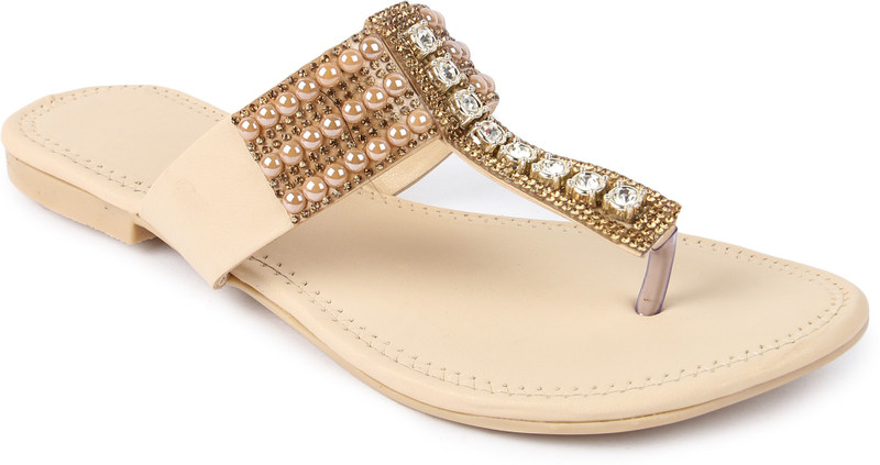 Nayra Creations Women Gold Flats