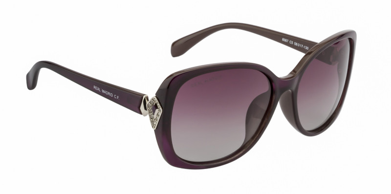 Real Madrid Over-sized Sunglasses(Violet)