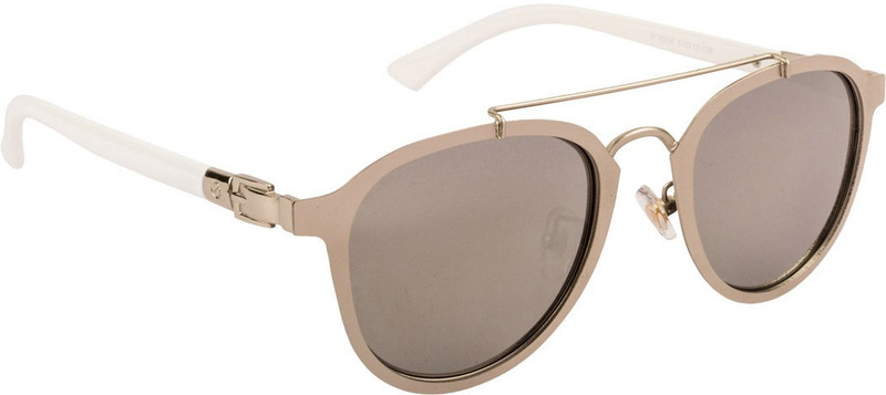 Farenheit Round Sunglasses(Silver)