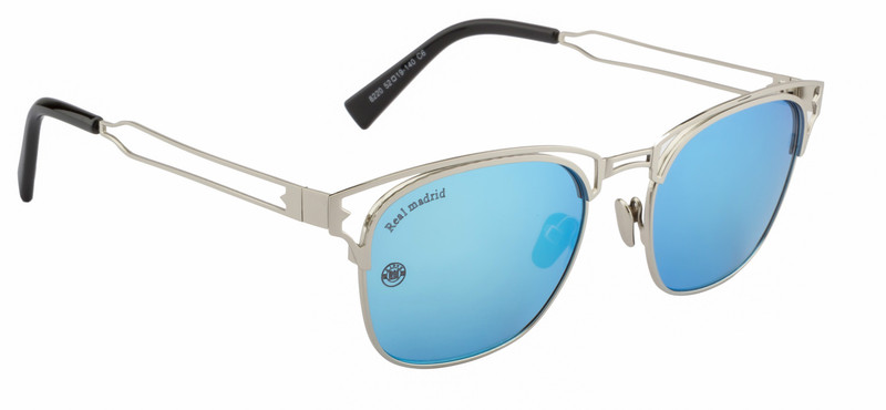 Real Madrid Wayfarer Sunglasses(Brown, Blue)