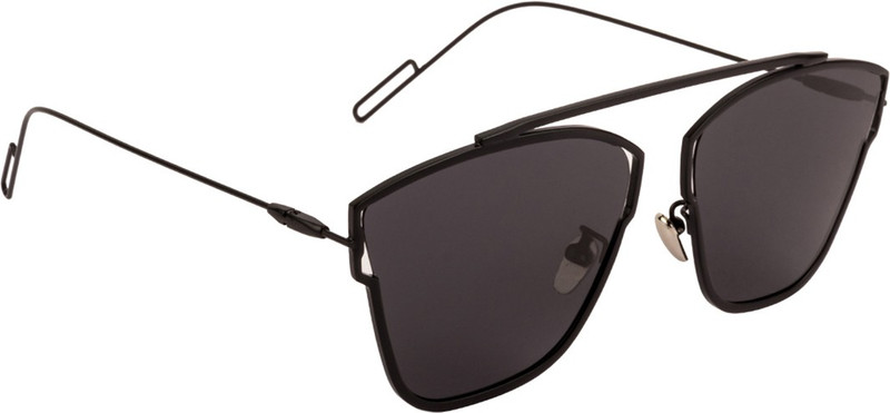 Farenheit Retro Square Sunglasses(Grey)