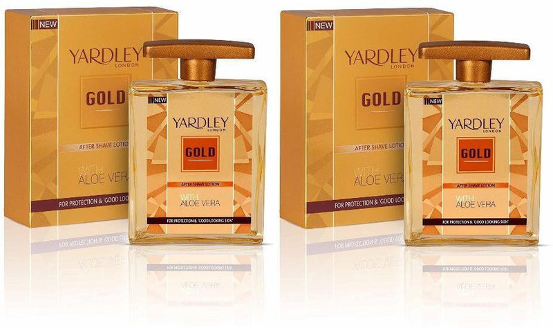 Yardley London Gold After Shave With Aloe Vera (Pack of 2)(100 ml)