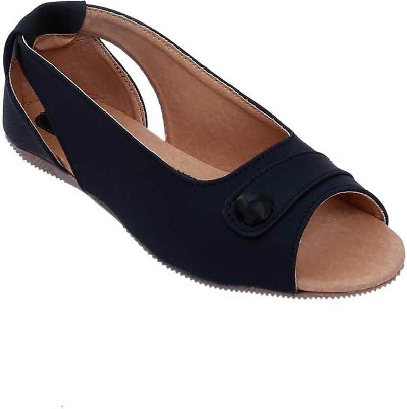 Probeatz Women Black Flats