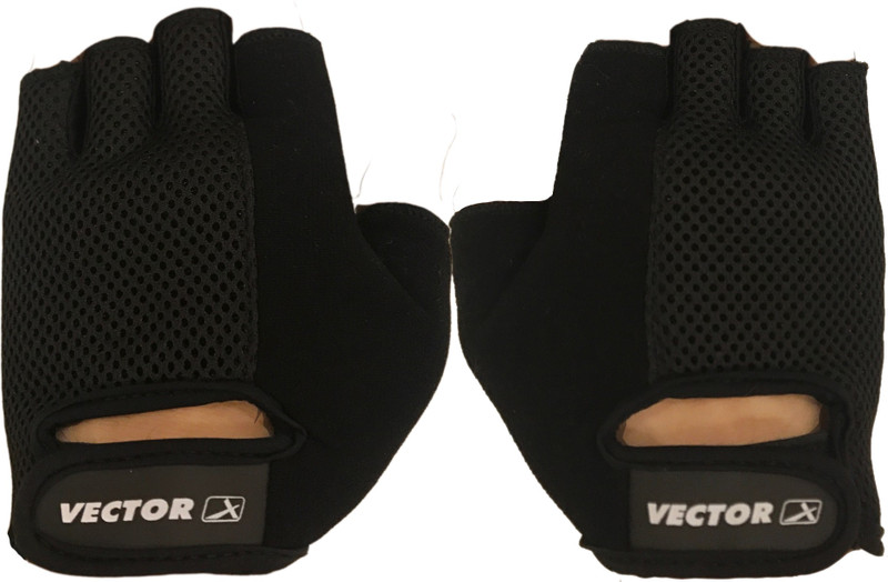 Vector X VX 325 Gym & Fitness Gloves (XL, Black)