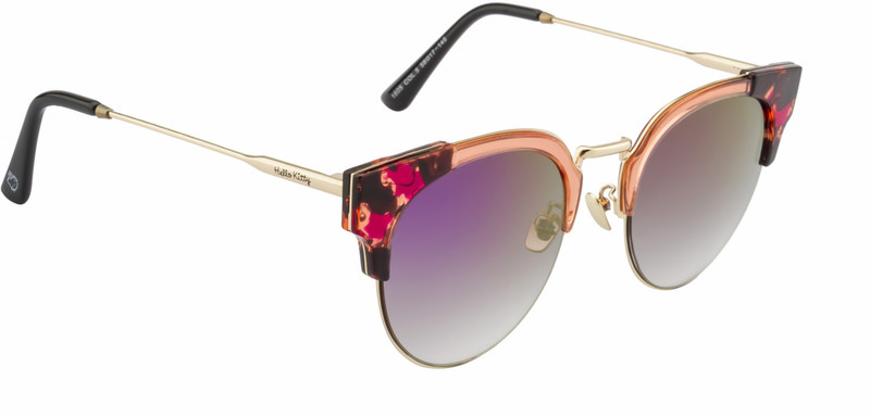 Hello Kitty Cat-eye Sunglasses(Grey, Violet)