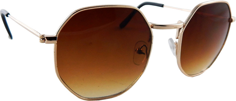 ELS Retro Square Sunglasses(Brown)
