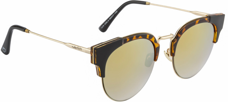 Hello Kitty Cat-eye Sunglasses(Brown, Golden)