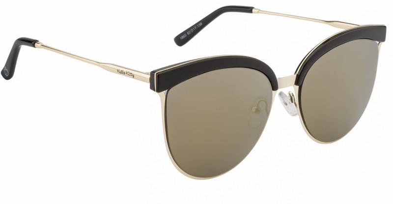 Hello Kitty Cat-eye Sunglasses(Grey, Golden)