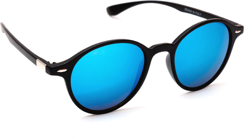 TheWhoop Round Sunglasses(Blue)