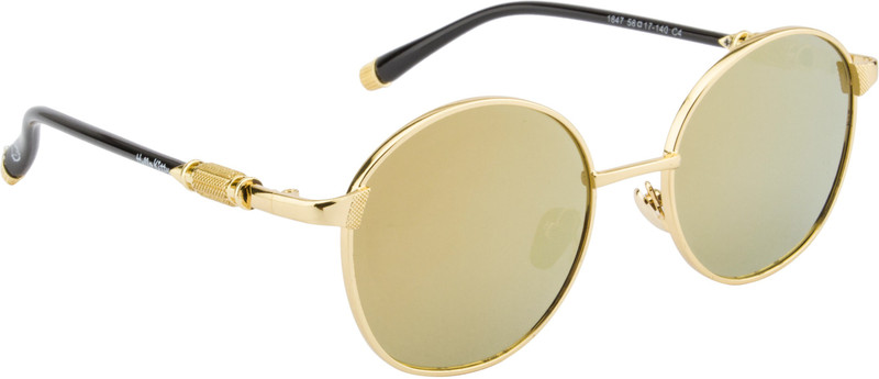 Hello Kitty Round Sunglasses(Grey, Golden)