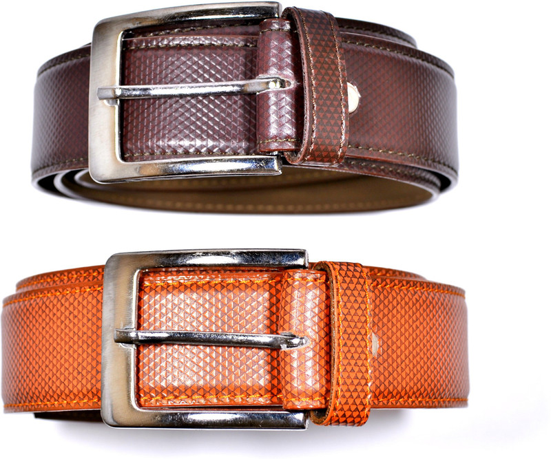 FULTEN Men Formal Tan, Brown Artificial Leather Belt FULTEN Men Formal Tan, Brown Artificial Leather Belt