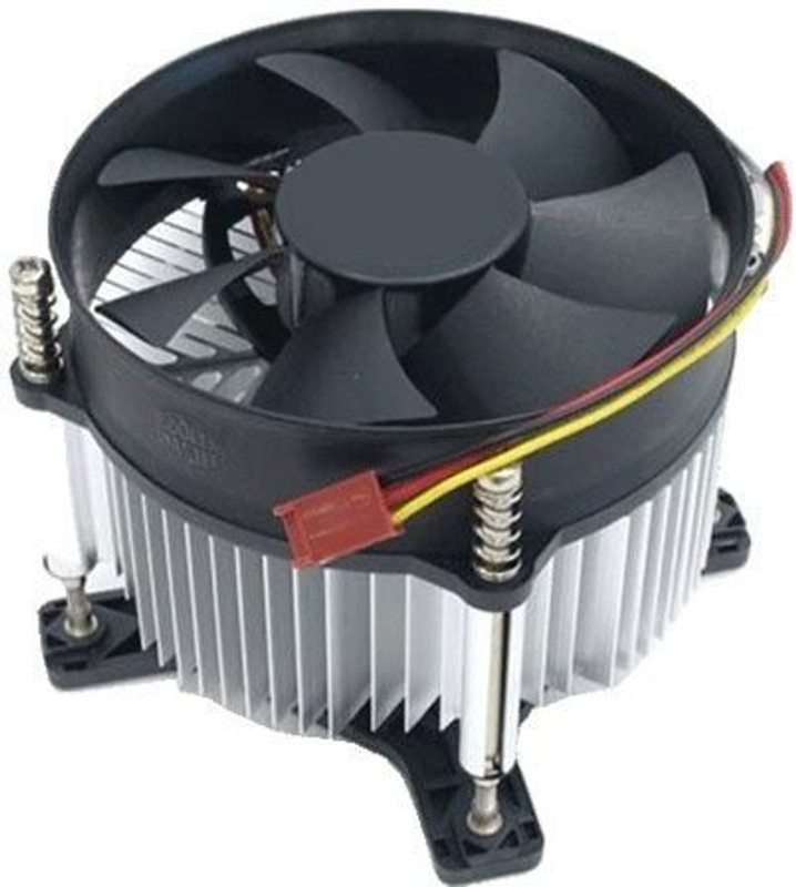 Green Cpu Cooling Fan Socket 775 Cooler(Black)