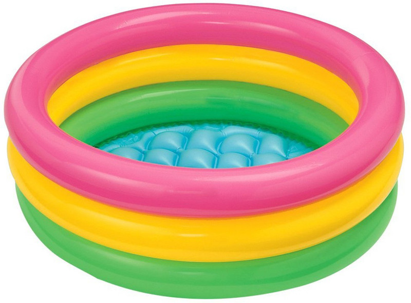 CrackaDeal sungetower three fit water tub Inflatable Pool(Blue, Red, Yellow)