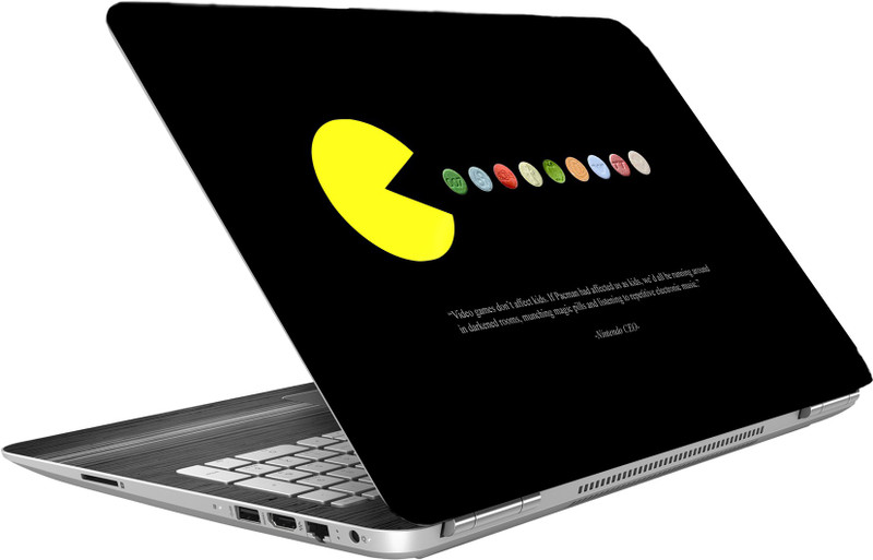 imbue Pacman High Quality Vinyl Laptop Decal 15.6