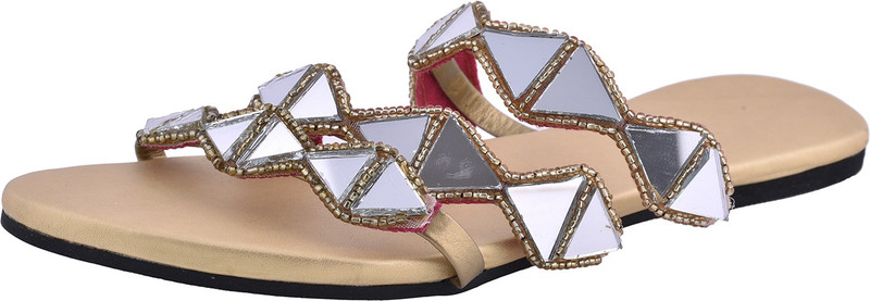 Praags Women Gold Flats