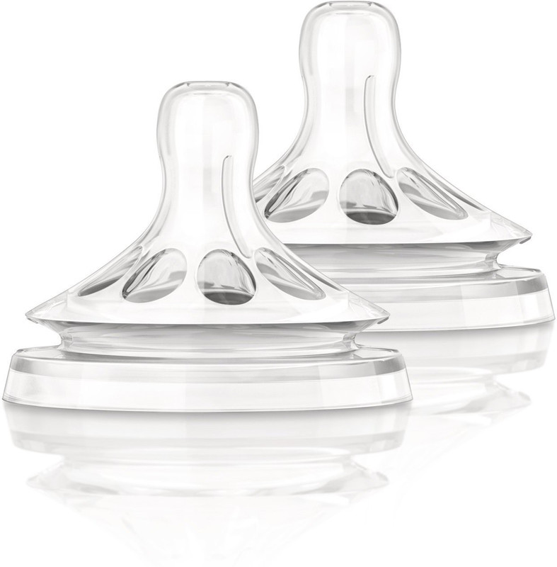 Philips Avent Natural Teat 3 Holes Medium Flow Medium Flow Nipple(Pack of 2 Nipples) Philips Avent Natural Teat 3 Holes Medium Flow Medium Flow Nipple(Pack of 2 Nipples)
