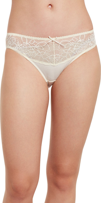 Secrett Curves Women Bikini White Panty(Pack of 1)