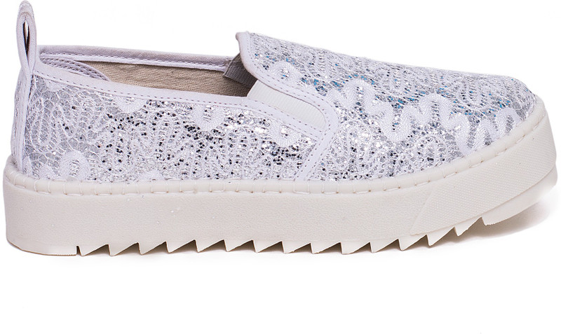 Scentra Slip On Sneakers For Women(Purple)