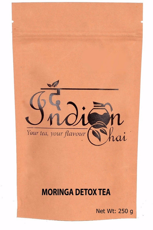 The Indian Chai Moringa Detox Tea Peppermint Green Tea Vacuum Pack(250 g)