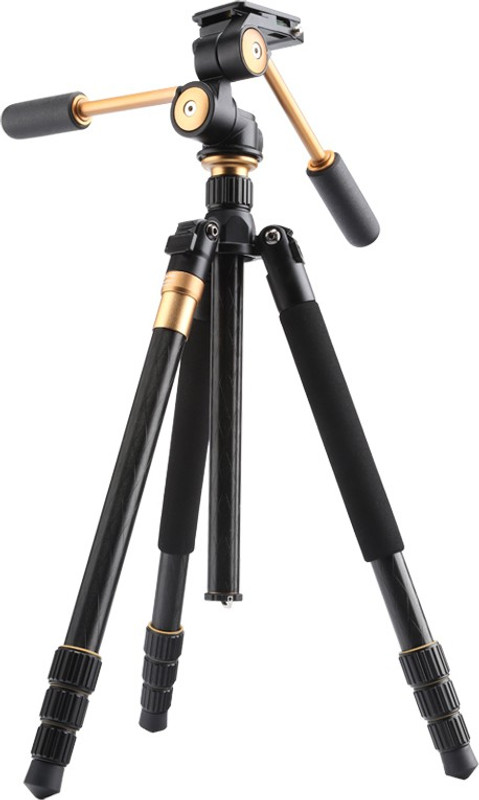 Power Smart PS999 Professional Aluminium Standard With 80B Ballhead Quick Release Plate Tripod Ball Head(Black, Supports Up to 3000 g)