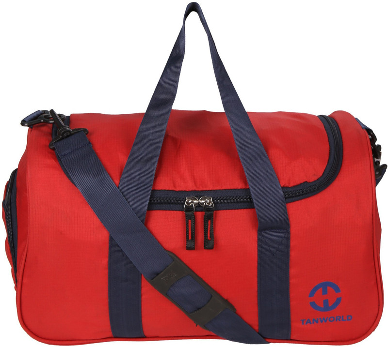 Tanworld Strom Red with Shoe Compartment Gym Bag(Red)