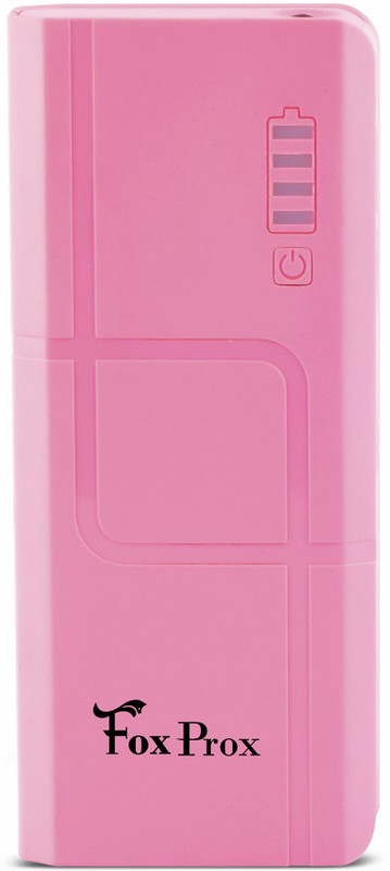 FoxProx 13000 mAh Power Bank (FX-1311)(Pink, Lithium-ion)