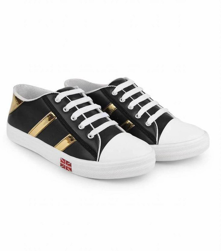 Bella Toes 6601-BlackN Sneakers For Women(Black)