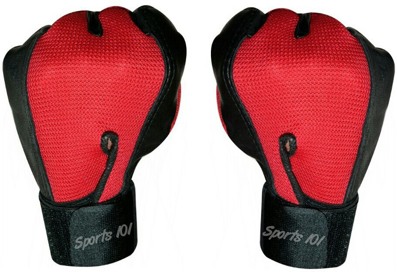 Sports 101 Endurance-T Gym & Fitness Gloves (Free Size, Red)