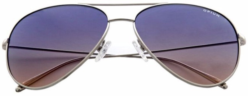 Opium Aviator Sunglasses(Violet, Brown)