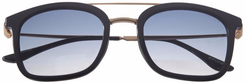 Opium Rectangular Sunglasses(Blue)