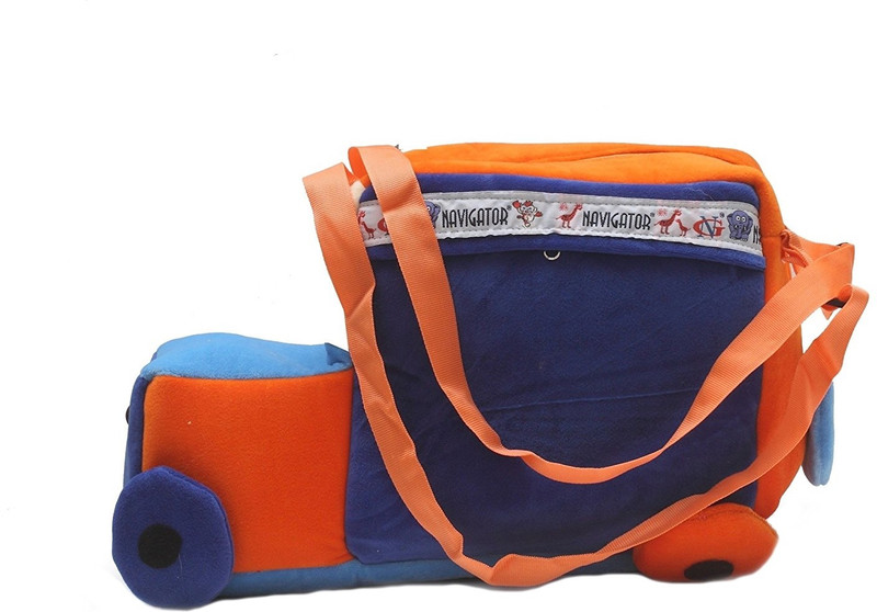 Bazaar Pirates Bus Shape Multi Purpose Or Mother's Utility Messenger Diaper Bag(Multicolor)