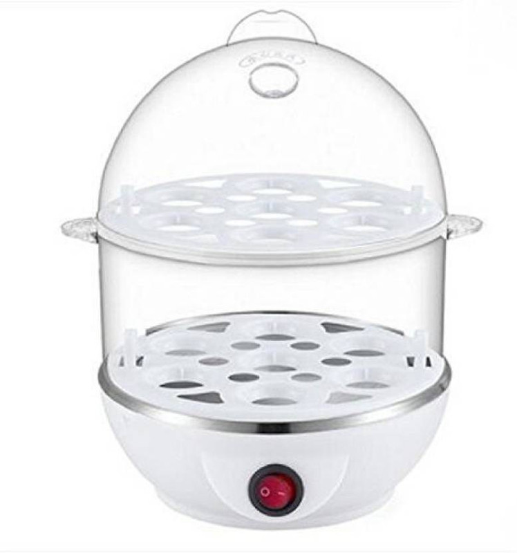 Glive Electrict Two Layer 14 Eggs Egg Cooker Egg Boiler Steamer Egg Cooker(Multicolor, 14 Eggs)