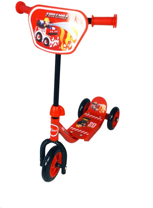 Toyhouse Lil' Skate Scooter Three Wheeled for Preschool kids(Red)