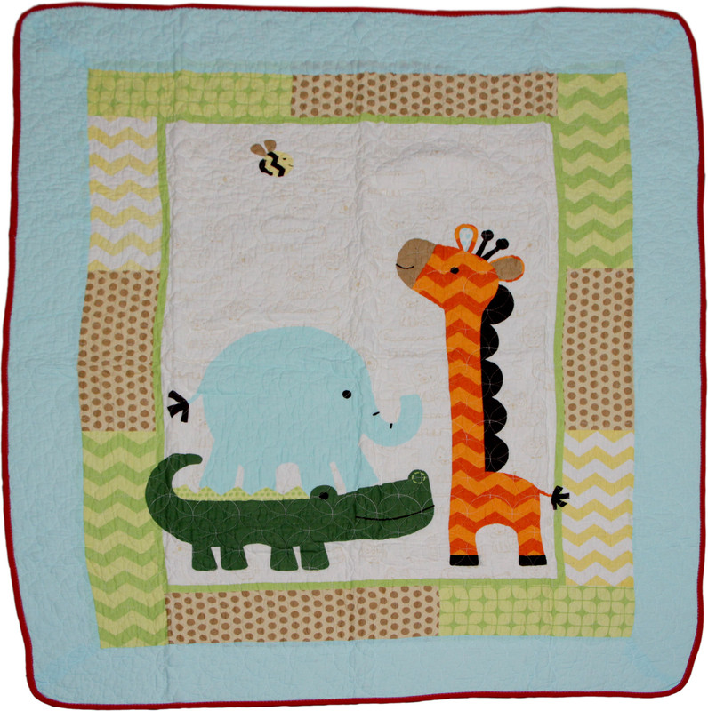 hnt kids Animal Crib Comforter(Cotton, Multicolor) hnt kids Animal Crib Comforter(Cotton, Multicolor)