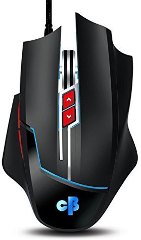 Cosmic Byte CB-M-02 Andromeda Upto 3200DPI 7 Button, LED Lights, Software Wired Optical Gaming Mouse(USB, Black)