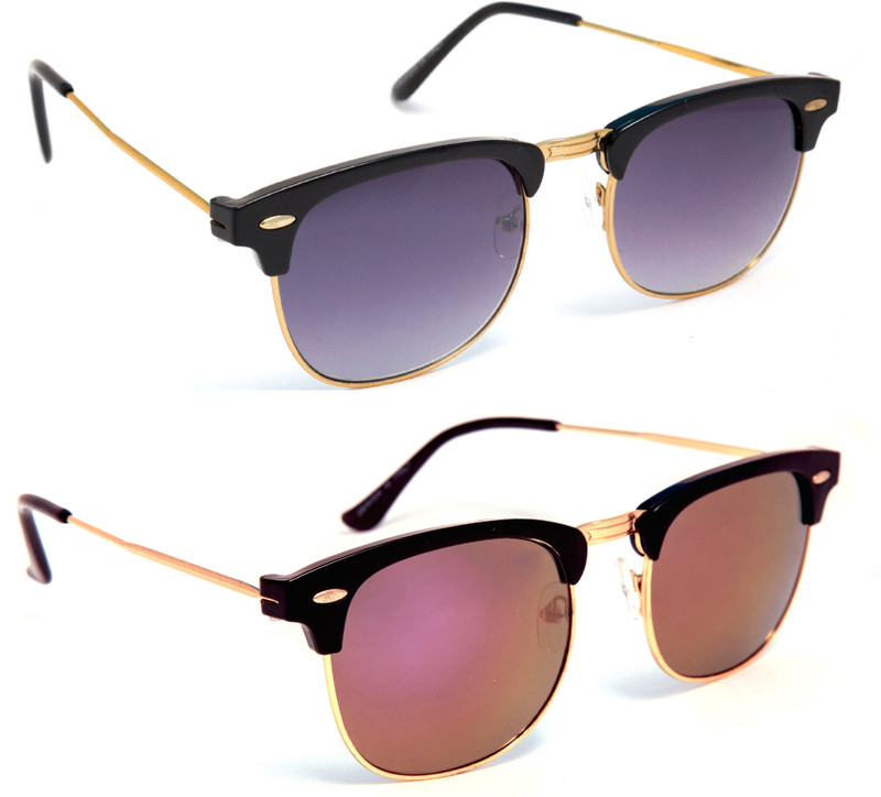 TheWhoop Wayfarer Sunglasses(Violet, Pink)