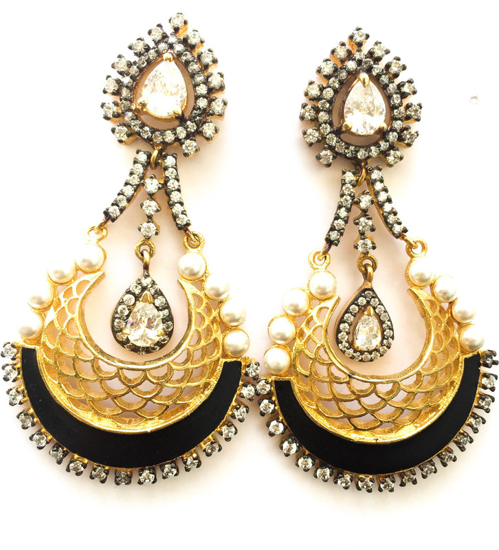 shre jewellery E-517 Copper Drops & Danglers